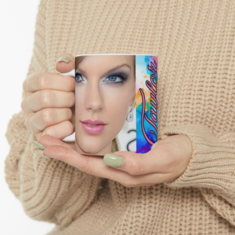 Taylor Swift Mug – Vibrant Colors, Standard Size, Fast Shipping